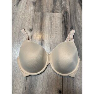 Bali Womens 36D Beige Underwire Bra Soft Padded Adjustable Straps Nylon/Spandex
